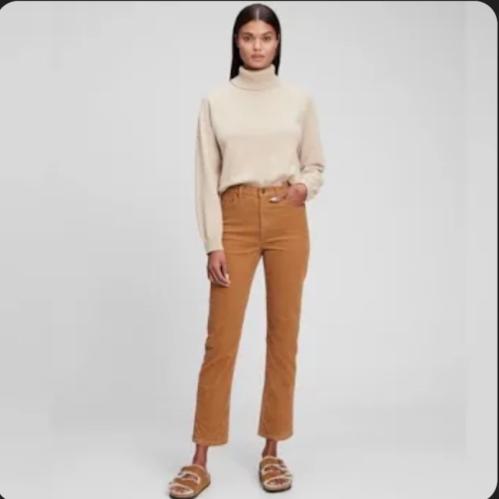 GAP Factory vintage slim high rise corduroy pants-Size 28/6 petite